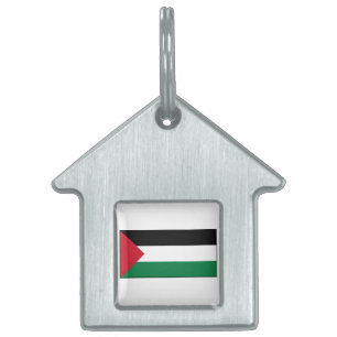 Palestine Flag Pet ID Tag