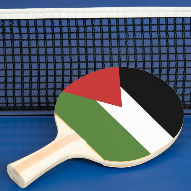 Palestine flag ping pong paddle (Insitu)