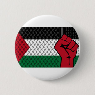 Palestine flag, Save Gaza, free Gaza 2 Inch Round Button
