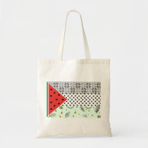 Palestine Flag Tote Bag