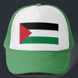 Palestine Flag Trucker Hat<br><div class="desc">Patriotic flag of Palestine.</div>
