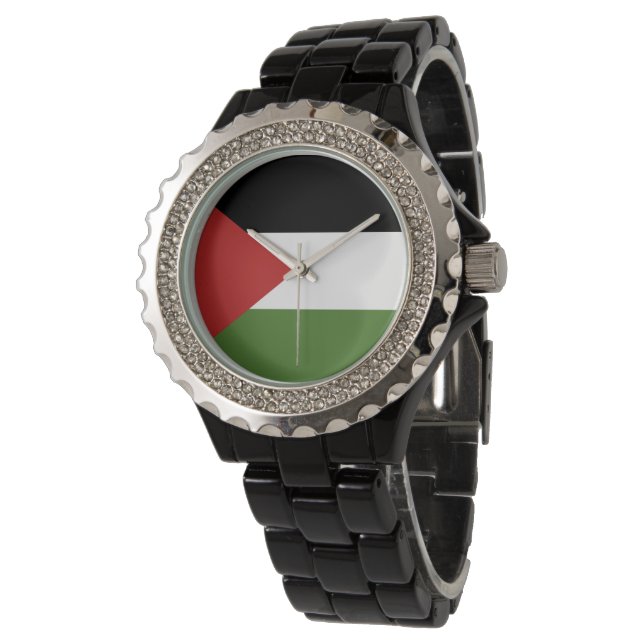 Palestine flag watch (Angled)