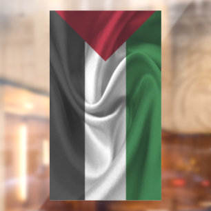 Palestine Flag Window Cling