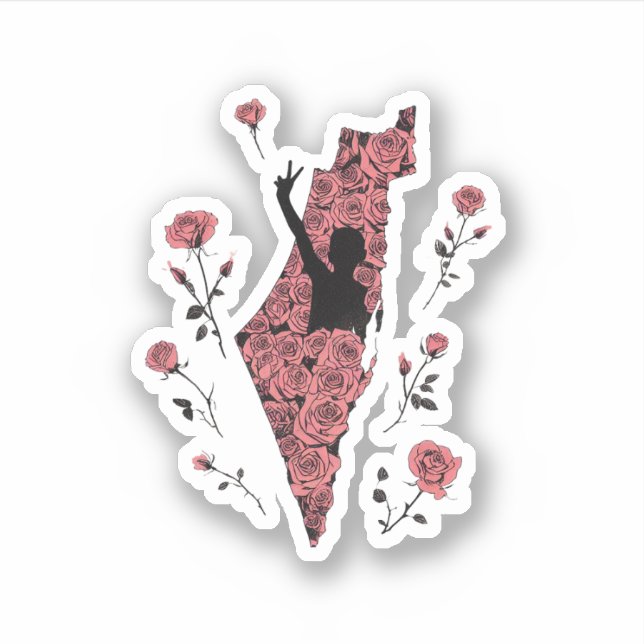 palestine floral map (Front)