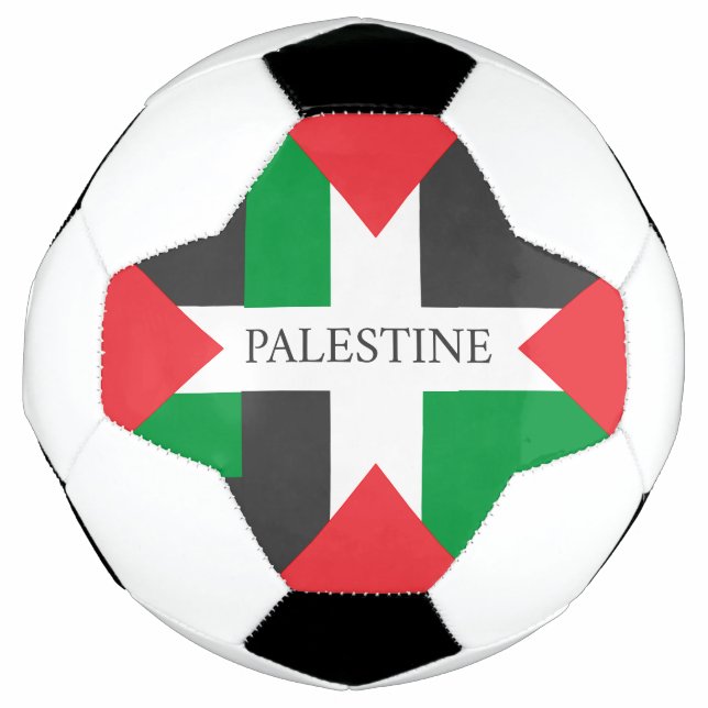 Palestine Footballer sport Soccer Ball (Front)