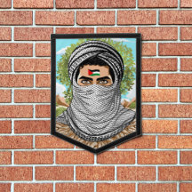 Palestine Freedom Fighter Portrait