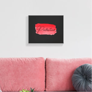 Palestine Gaza Free Canvas Print