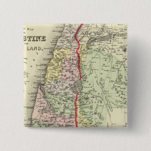 Palestine, Jerusalem 2 Inch Square Button