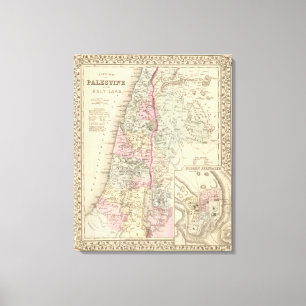 Palestine, Jerusalem Canvas Print