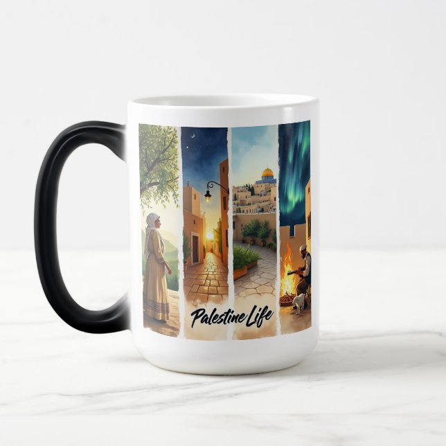 Palestine Life Magic Mug (Left)