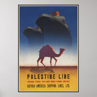 Palestine Line Poster