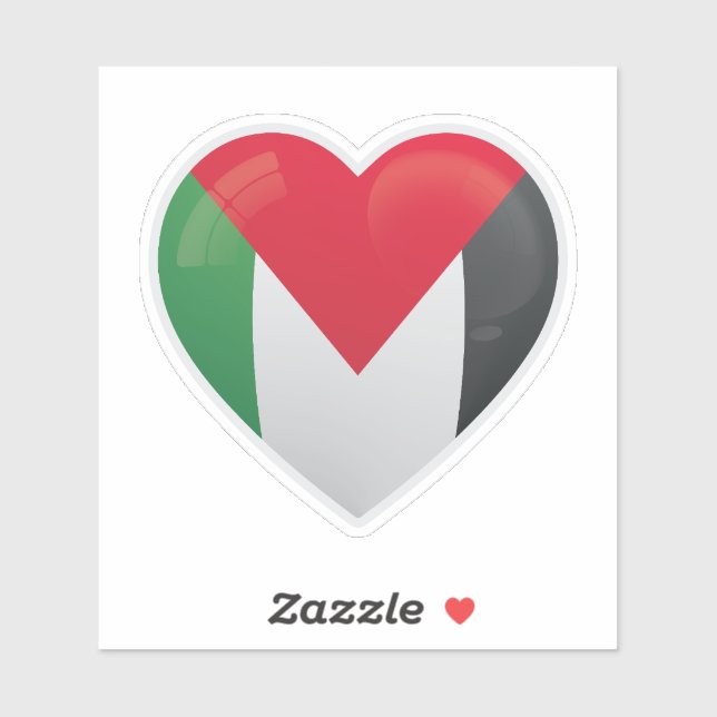 Palestine  Love Flag (Sheet)