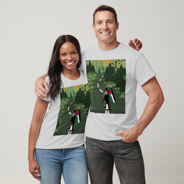 Palestine Love - T-shirt d'Art inspirationnel" (Unisexe)