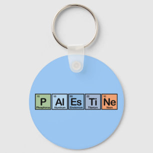 Palestine made of Elements Keychain