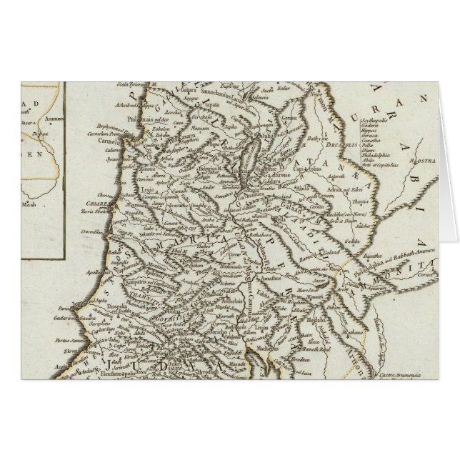 Palestine Map (Front Horizontal)