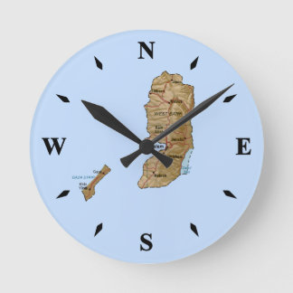 Palestine Map Clock