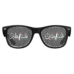 Palestine Map Keffiyeh filistin  Kids Sunglasses