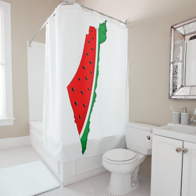Palestine Map Watermelon Symbol of freedom (In Situ)