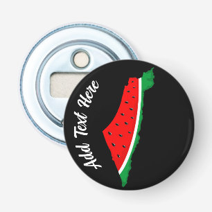 Palestine Map Watermelon Symbol of freedom Bottle Opener