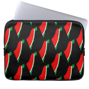 Palestine Map Watermelon Symbol of freedom Laptop Sleeve