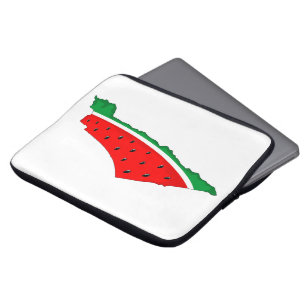 Palestine Map Watermelon Symbol of freedom Laptop Sleeve