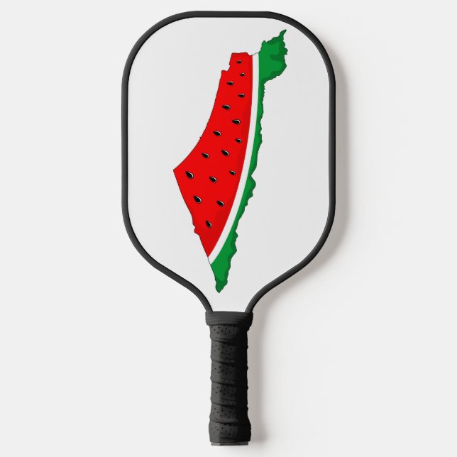 Palestine Map Watermelon Symbol of freedom Pickleball Paddle (Front)