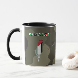 Palestine Mug - Palestinian Scarf Gift Mug