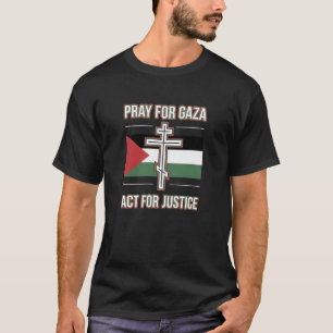 Palestine Orthodox Christian Cross Shirt 