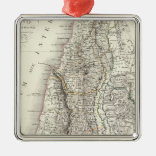 Palestine ou Terre Sainte - The Holy Land Metal Ornament