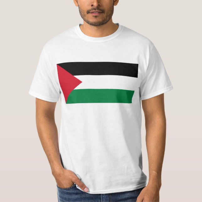 Palestine, Palau flag T-Shirt (Front)