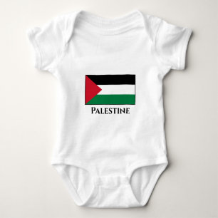 Palestine (Palestinian) Flag Baby Bodysuit
