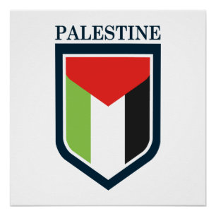 Palestine & Palestinian flag Poster