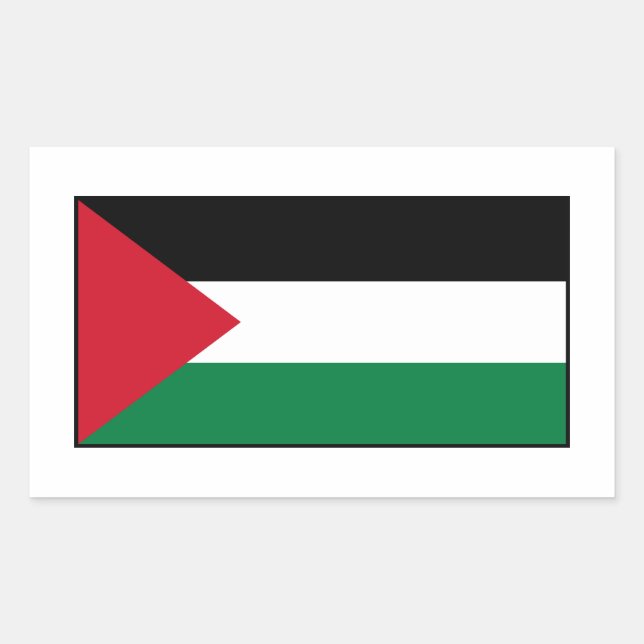 Palestine – Palestinian Flag Sticker (Front)