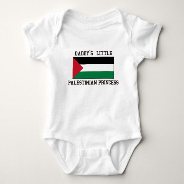 Palestine Princess Baby Bodysuit (Front)