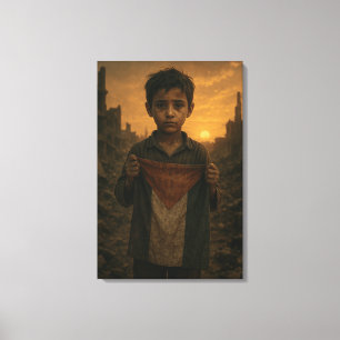 Palestine Resilience Canvas Print