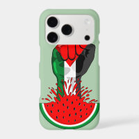 Palestine resistance fist on Watermelon