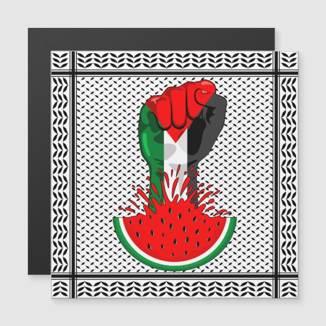 Palestine resistance fist on Watermelon (Front/Back)