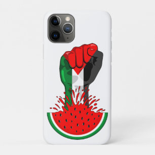Palestine resistance fist on Watermelon iPhone 11 Pro Case