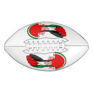 Palestine resistance fist on Watermelon Football