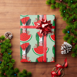 Palestine resistance fist on Watermelon Wrapping Paper