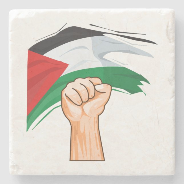 Palestine Stone Coaster (Front)