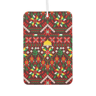Palestine Tatreez Traditional Embrodery Air Freshener