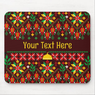 Palestine Tatreez Traditional Embrodery Mouse Pad