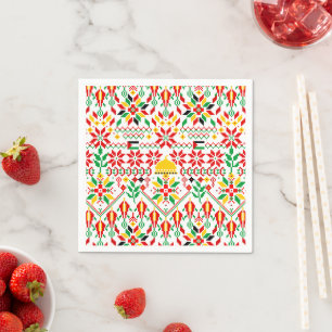 Palestine Tatreez Traditional Embrodery Napkin