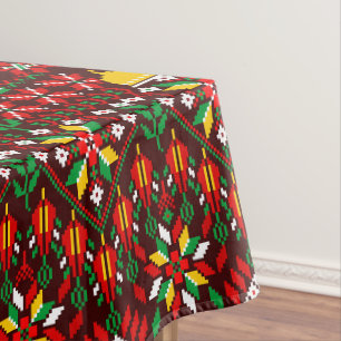 Palestine Tatreez Traditional Embrodery Tablecloth