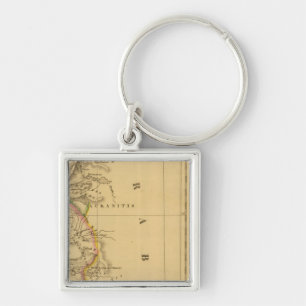 Palestine, the Kingdom of the Israelites Keychain