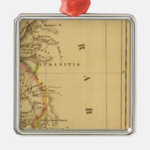 Palestine, the Kingdom of the Israelites Metal Ornament