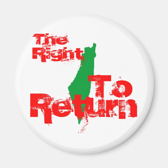 Palestine: The RIght To Return Magnet (Front)