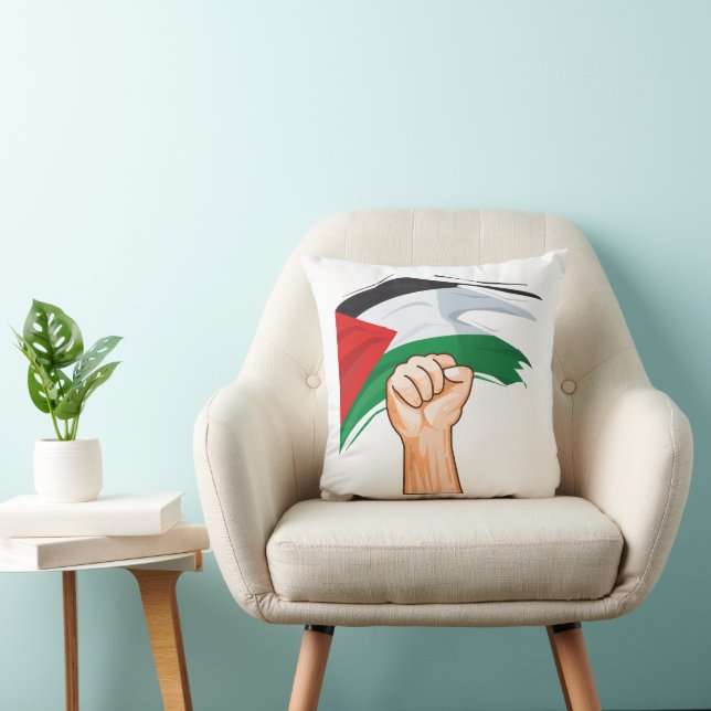 Palestine Throw Pillow (Chair)