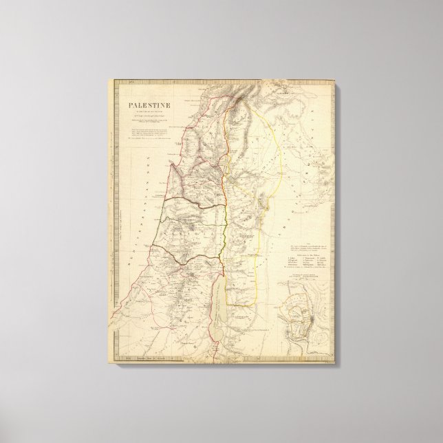 Palestine, time of Our Saviour Canvas Print (Front)